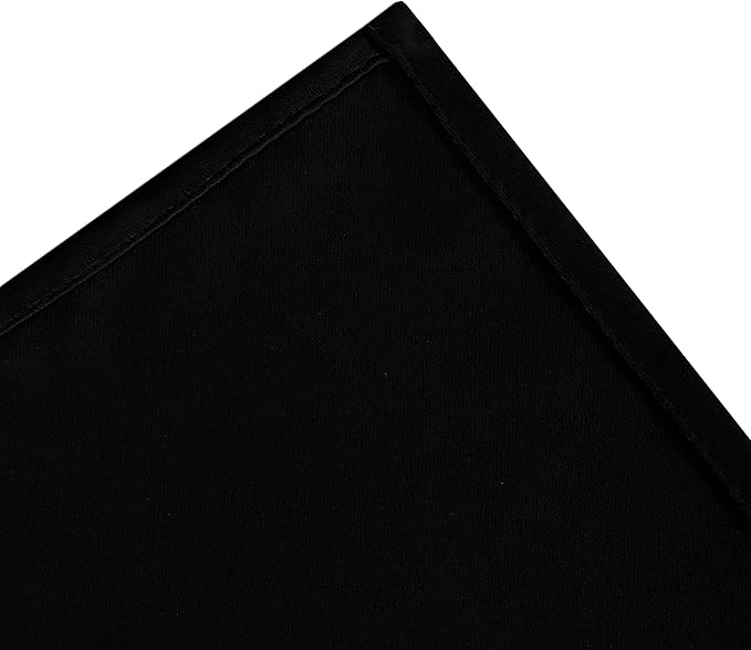 LEMOMO Black Thermal Blackout Curtains/52 x 72 Inch/Set of 2 Panels Room Darkening Curtains for Bedroom