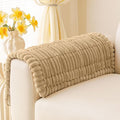hyha Couch Covers for Dogs Washable, Non Slip Plush Dog Sofa Protectors, Fuzzy Pet Couch Covers for 3 Cushion Sofa Pet Friendly (Camel, 27.6" x 27.6")