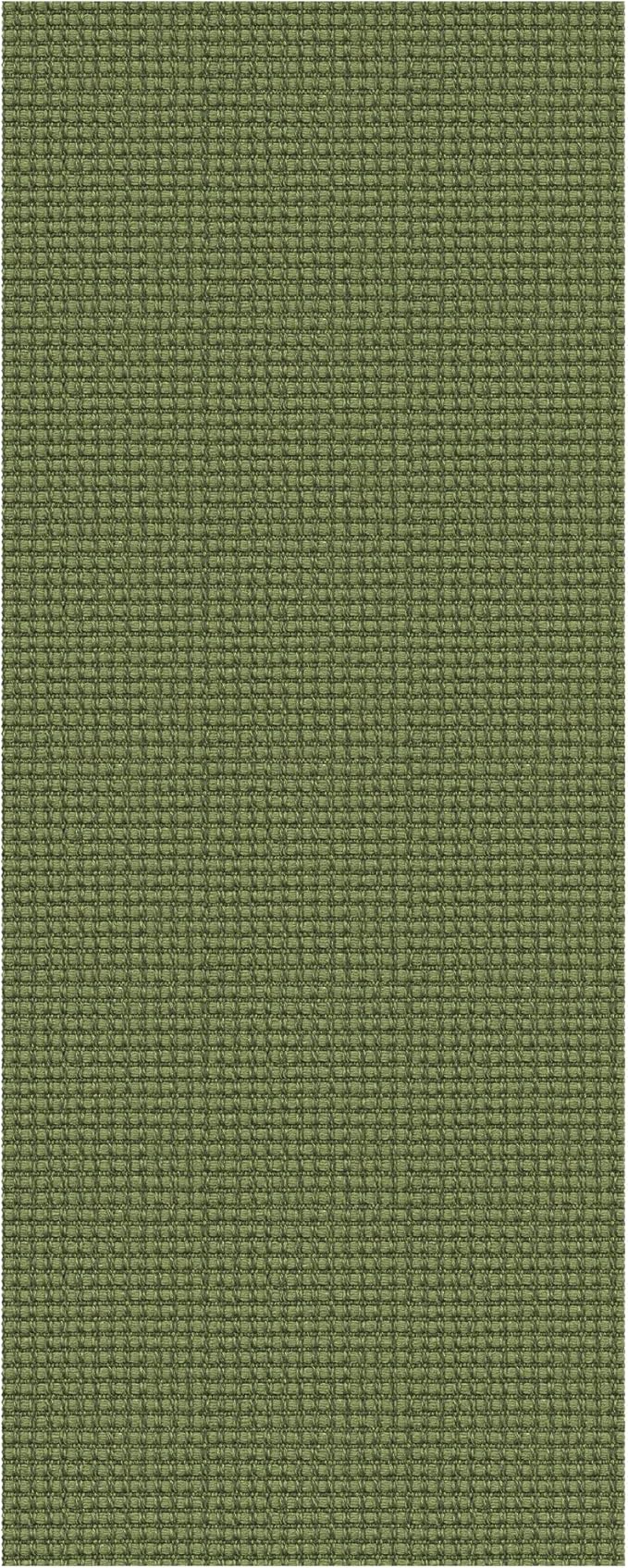 KOZYFLY Runners for Hallways 2x5 ft Washable Kitchen Runner Non Slip Rubber Backed Hall Runners Cotton Entryway Runner Rugs Floor Carpet for Indoor Backdoor Bedroom Kitchen, Bright Green/Earthy Green