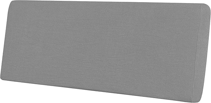Easy-Going Stretch Cushion Cover Sofa Cushion Furniture Protector Sofa Seat Sofa slipcover Sofa Cover Soft Flexibility with Elastic Bottom(Oversized Sofa Cushion, Light Gray)