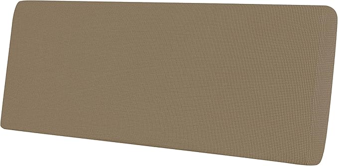 Easy-Going Stretch Cushion Cover Sofa Cushion Furniture Protector Sofa Seat Sofa slipcover Sofa Cover Soft Flexibility with Elastic Bottom(Oversized Sofa Cushion,Natural)