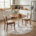 Round Area Rug Living Room Rugs, 6ft – 6x6, Brown