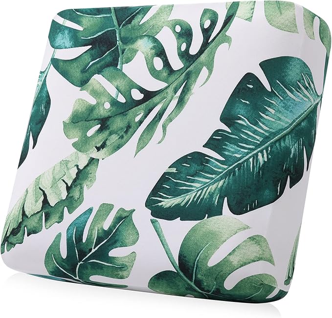Smiry Printed Couch Cushion Covers, Stretch Soft Couch Covers for Sofa, Washable Non-Slip Sofa Slipcover Furniture Protector for Indoor and Outdoor (1 Pack, Green)