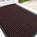 OLANLY Front Door Mat Indoor Outdoor Entrance, Waterproof Heavy Duty Doormat, Fade Resistant, Low Profile, Easy Clean Patio Porch Welcome Floor Mats for Entry, 33x21, Brown