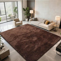 Shag Area Rugs for Bedroom Living Room,6X9 Ultra Soft Fluffy Area Rugs for Dorm, Indoor Carpet Nursery Rugs for Kids Room Home Decor,Brown