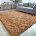 OLANLY 5x7 Machine Washable Large Area Rugs for Living Room, Bedroom, Soft Fluffy Shaggy Bedside Rug, Indoor Floor Carpet for Kids Girls and Boys, Dorms, Nursery, Home Decor Aesthetic, Khaki