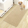 OLANLY Dog Door Mat for Muddy Paws 44x24, Absorbs Moisture and Dirt, Absorbent Non-Slip Washable Doormat, Quick Dry Chenille Mud Mat for Dogs, Entry Indoor Entryway Carpet for Inside Floor, Sand