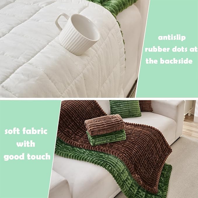 ZQFFB Pet Couch Cover Dogs Washable Non-Slip Couch Protector Pet Friendly Dog Mat for Couches and Sofas