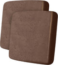 Leather Look Couch Cushion Covers Sofa Seat Slipcovers Sets Couches Furniture Protector for Sectional Armchair Loveseat Pets Kids Stretch Spandex Fabric (2 Cushion Loveseat, Brown)