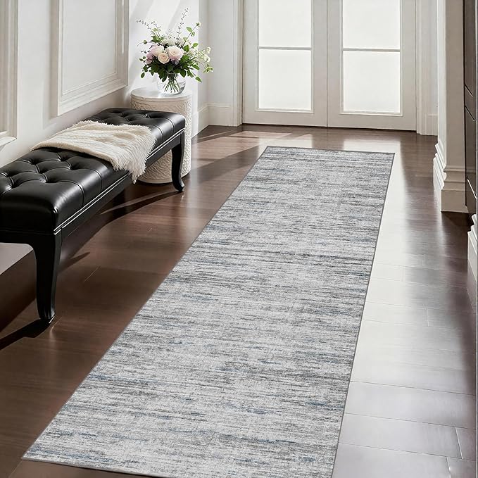 Hallway Runner Rug 3x6 - Washable Kitchen Rugs Non Slip，Stain Resistant Entryway Rug Runner Abstract Soft Runners for Hallways，Dining Living Room Bedroom