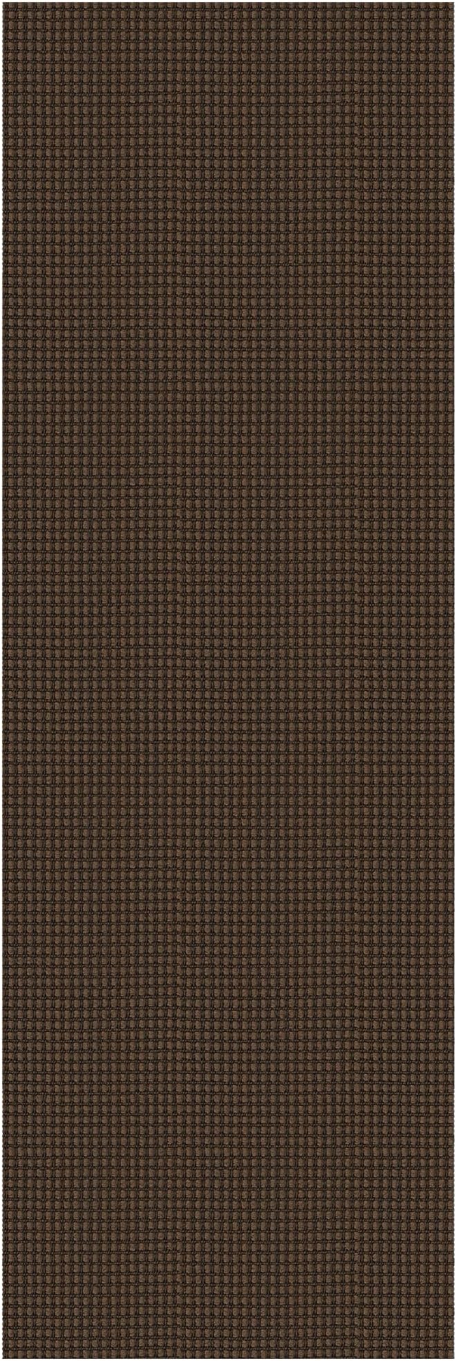KOZYFLY Runners for Hallways 2x7 ft Washable Kitchen Runner Non Slip Rubber Backed Hall Runners Cotton Entryway Runner Rugs Floor Carpet for Indoor Backdoor Bedroom Kitchen, Reddish Brown/Coffee