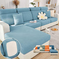 Soothing Home Sofa Covers, Sofa Hero Covers, Wear-Resistant Universal Couch Covers Washable Stretch Sectional Couch Cushion Covers (Light Blue,Chaise Cover)