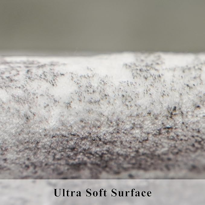 Washable 2x6 Thin Runner Rug: Abstract Soft Entryway Doormat Water-Resistan Hallway Bathroom Kitchen Carpet with Non-Slip Backing Modern Living Room Bedroom Decorative Carpet（2x6,Beige/Cream）