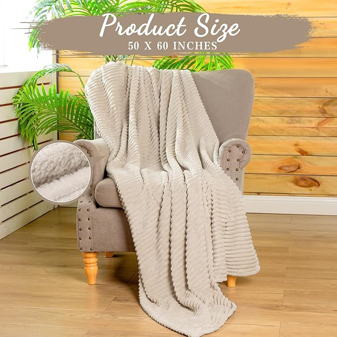 Buryeah 12 Pcs Flannel Throw Blanket Bulk 50 x 60 in Sleepover Blanket Outdoor Wedding Throw Lightweight, Oeko-tex Standard 100 Certified for Sofa Homeless Gifts (Khaki)