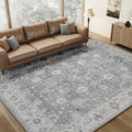 AMOAMI-8x10 Area Rugs-Boho Rugs for Living Room Machine Washable-3D Rugs for Bedroom-Non Slip Floor Rug-Moroccan Indoor Carpet for Bedroom Dining Room