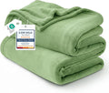 Bedsure GentleSoft Fleece Bed Blankets Full Size Green - Soft Lightweight Plush Fuzzy Cozy Luxury Blanket Microfiber, Emerald, 84x90 inches