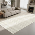 Washable Rugs 8x10 Area Rugs for Living Room- Large Moroccan Rugs for Bedroom, Dining Room, Ultra Soft Low Pile Foldable Carpet with Non Slip Rubber Backing,Neutral Accent Rug(Light Brown)