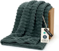 Bedsure GentleSoft Mallard Green Fleece Blanket for Couch - Cozy Soft Blankets for Women, Cute Small Throws for Girls, 60x80 Inches