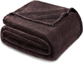 Exclusivo Mezcla Fleece Blanket Twin Size for Bed, Super Soft and Warm, All Season, Cozy, Plush, Lightweight, 60x80 Inches Coffee