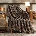 BEDELITE Fleece Blanke for Couch & Bed, Luxury Plush Cozy Fuzzy Blanket, Throw 50"x 60", Dark Brown