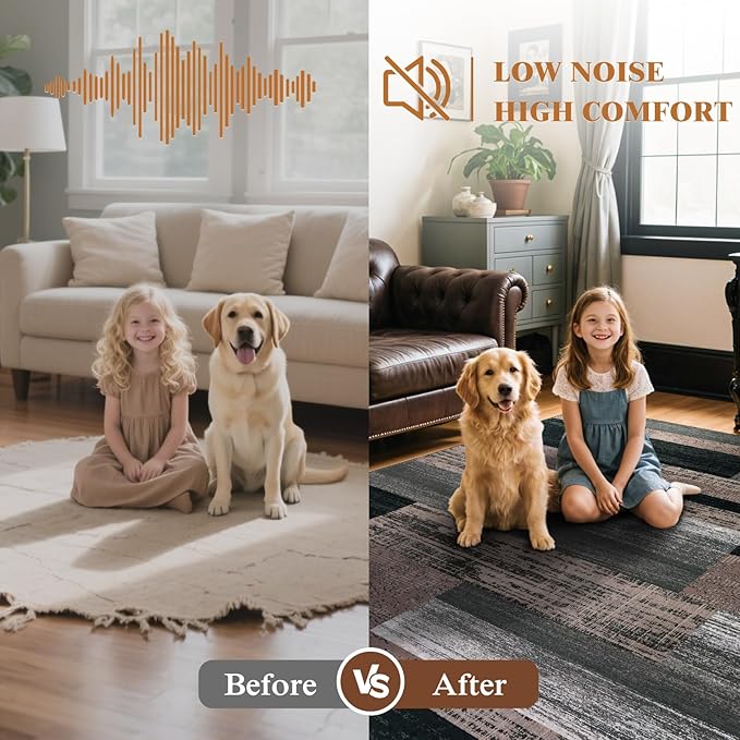 LIANLAM 2x6 Washable Runner Rug for Hallway&Kitchen,Non-Slip Long Carpet with Vintage Checkered Design,Ultra-Thin Low Pile,Stain Resistant Easy Clean Floor Mat for High Traffic Areas(2x6,Chocolate)