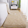 Chicrug Soft Runner Rug for Bedroom Living Room Plush Fluffy Rugs 2x8 Feet, Shag Furry Runner Carpet Non Shedding for Nursery Children Kids Girls Room Home Decorative, Camel