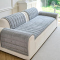 Couch Covers for Dogs Washable, Non Slip Couch Covers for Loveseat Sofa Pet Friendly, Soft Fuzzy Sofa Covers for Pet, Dog Couch Cover Furniture Protector(1PC,Light Grey,27.6"x82.7")