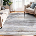 4x5 Area Rugs for Entryway Washable: Easy-to-Clean Rug for Office Kitchen Bedroom Living Room Dining Room - Non Slip Stain and Water Resistant Carpet - Soft Low-Pile Door Mat Beige Grey