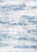 6x9 Area Rugs for Living Room - Washable Rug Modern Abstract Soft Large Neutral Non-Slip Carpet Indoor Floor Thin Carpets for Bedroom Dining Room Farmhouse Nursery Home Office White Blue Grey