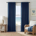 RYB HOME Navy Blue 100% Blackout Curtains for Bedroom 84 inches Long 52 inches Wide, Thermal Insulated &Privacy Assurd Curtains for Boy's Room/Sliding Glass Door/Living Room, 2 Panels