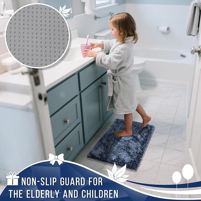 Yimobra Long Bathroom Rug Non Slip 44x24 Inch, Extra Thick Soft Absorbent - Image 6
