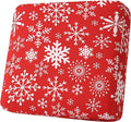 Smiry Printed Couch Cushion Covers, Stretch Soft Couch Covers for Sofa, Washable Non-Slip Sofa Slipcover Furniture Protector for Indoor and Outdoor (1 Pack, Red with White)
