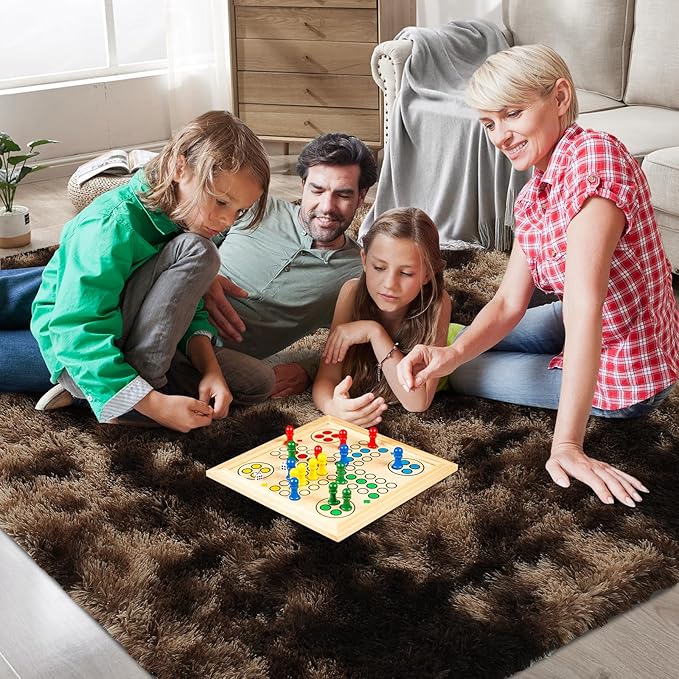 Shag Area Rugs for Bedroom Living Room,5X8 Ultra Soft Fluffy Area Rugs for Dorm,Indoor Carpet Nursery Rugs for Kids Girls Room Home Decor, Mottling Brown