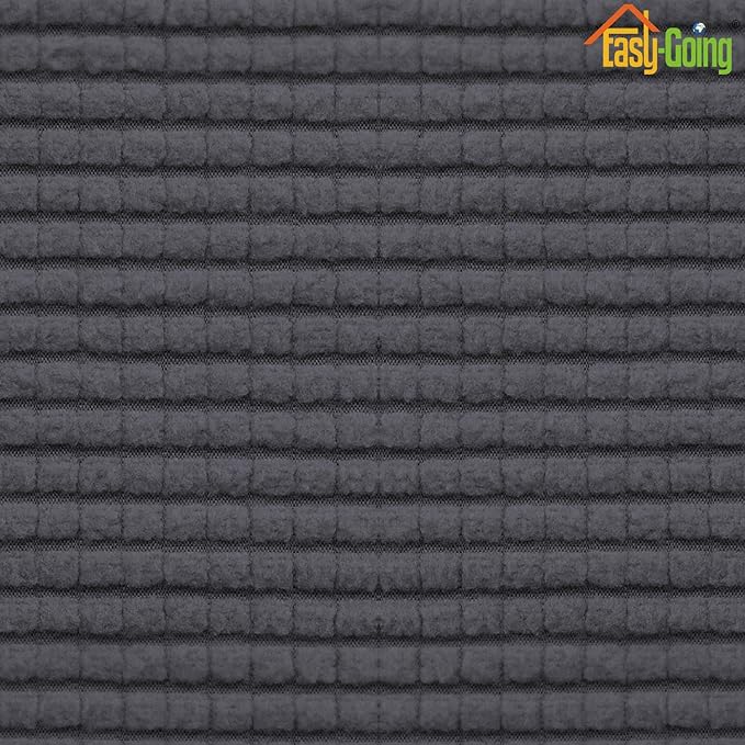 Easy-Going Stretch Cushion Cover Sofa Cushion Furniture Protector Sofa Seat Sofa slipcover Sofa Cover Soft Flexibility with Elastic Bottom(Oversized Sofa Cushion, Dark Gray)