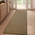YDKGL 2x5 ft Hallway Runner Rug Boho Woven Washable Kitchen Runner Rugs Mat Non Slip, Soft Entryway Laundry Hall Runner Floor Carpet for Indoor Backdoor Bedroom Kitchen Living Room, Dark Brown/Coffee