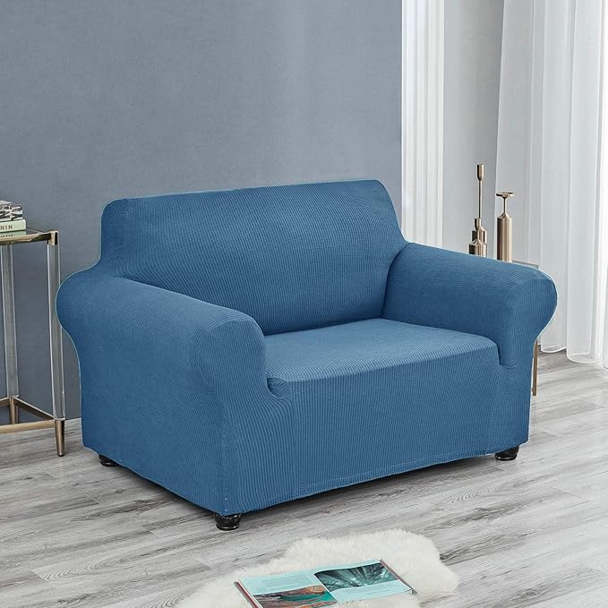 Joccun Stretch Chair Couch Cover,1-Piece Sofa Slipcover Spandex Jacquard Fabric Sofa Covers with Elastic Bottom,Washable Furniture Protector for Dogs,Cats,Kids(Armchair, Wide 35" - 55",Niagara)