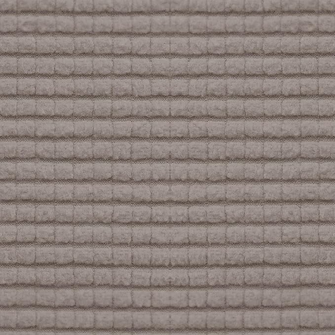 Easy-Going Stretch Individual Loveseat Couch Cushion Cover Sofa Cushion Furniture Protector Sofa slipcover Soft Flexibility with Elastic Bottom (2-Piece Loveseat Cushion Cover, Taupe)