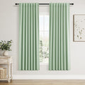 Guken 100% Blackout Curtains 72 Inch Length 2 Panels Set for Living Room Bedroom Back Tab Thermal Insulated Black Out Linen Drapes Room Darkening Window Curtains 72 Inches Long,Aqua Green
