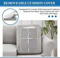3 Pieces 2026 Couch Covers for 2 Extra Large Cushion – 2 Cushions