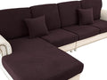 Couch Cushion Cover Seat Cushion Cover Stretch Armchair Cover Separate Sectional Sofa Slipcovers Furniture Protector(1 Piece for Seat or Sofa Backrest, Brown)