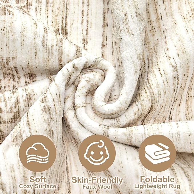 Nakagishi Area Rugs 9x12 Living Room: Washable Boho Large Neutral Modern Soft Farmhouse Beige Rug Stain Resistant Indoor Floor Non-Slip Carpet for Women Home Enthusiasts Aged 25-45 - Bedroom Room