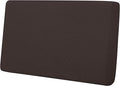 Easy-Going Stretch Loveseat Cushion Cover Sofa Cushion Furniture Protector Sofa Seat Sofa Slipcover Sofa Cover Soft Flexibility with Elastic Bottom(Loveseat Cushion, Chocolate)