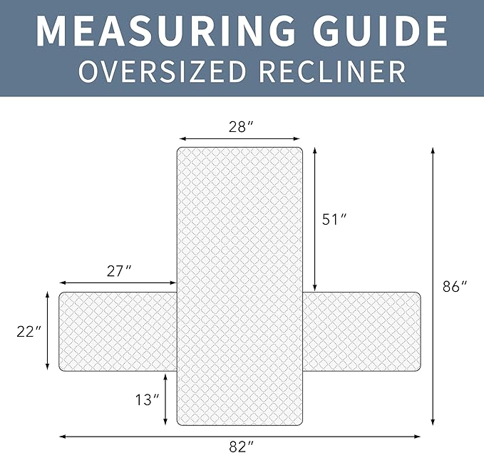 ISSUNTEX Double Protection 100% Waterproof Recliner Covers for Living Room, Reversible Furniture Protector Recliner Couch Sofa Slipcover for Dogs, Pets, Kids (Oversized Recliner, Greyish Green/Beige)