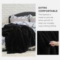 Black GentleSoft Fluffy Throw Blanket Gifts for Men – 50x60