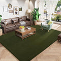 Amearea Modern Area Rugs for Bedroom Living Room, 4x6 Feet Olive Green Thickened Memory Foam Rug, Fluffy Indoor Washable Rugs Non Slip Minimalist Carpet for Kids Boys Girls Dorm Nursery Room Decor