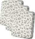 Leather Look Couch Cushion Covers Sofa Seat Slipcovers Sets Couches Furniture Protector for Sectional Armchair Loveseat Pets Kids Stretch Spandex Fabric (3 Cushion Sofa, Beige 01Flower)