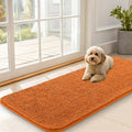 OLANLY Dog Door Mat for Muddy Paws 47x20, Absorbs Moisture and Dirt, Absorbent Non-Slip Washable Doormat, Quick Dry Chenille Mud Mat for Dogs, Entry Indoor Entryway Carpet for Inside Floor, Clay