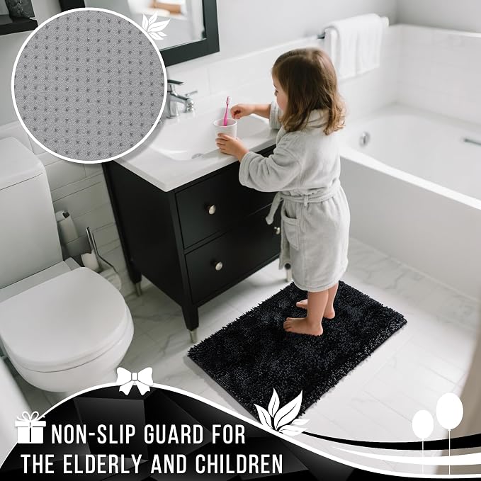 Yimobra Large Bathroom Rug Non Slip 36x24 Inch, Extra Thick Soft Absorbent - Image 6