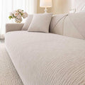 Soft Waterproof Chenille Cover Washable, Non Slip Sectional Sofa Covers for 3 Cushion Couch Sofa L Sharped Sofa Slipcover for Pets, Furniture Protector (1 PCS 36"x94" Coffee)