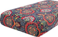 hyha Printed Couch Cushion Covers, Floral Sofa Covers Washable for 3 Cushion Couch, Stretch Pattern Outdoor Cushion Covers for Patio Furniture with Elastic Bottom(Large, Mandala Floral)